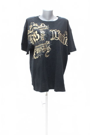 Damen -T-ShirtFishbone (Fsbn)mit Aufdruck,farbegemustert,größe2XL