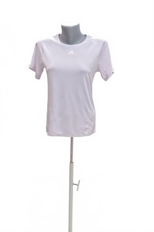 Damen -T-ShirtAdidasohne Aufdruck,farberute,größeS