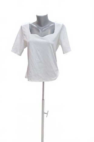 Damen -T-ShirtSinsayohne Aufdruck,farbeweiss,größeXL