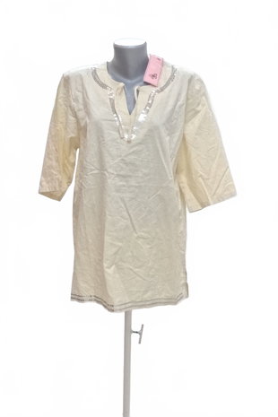 Damen -T-ShirtGenesisohne Aufdruck,farbebeige,größe46