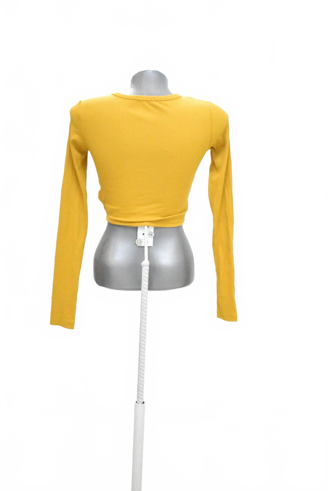 Damen -T-ShirtStradivariusohne Aufdruck,farbegelb,größeS
