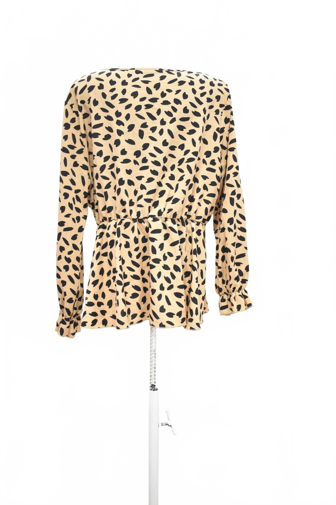 Damen -T-ShirtSheinohne Aufdruck,farbeanimal-print,größeXL