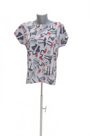 Damen -T-ShirtGenesisohne Aufdruck,farbegemustert,größeS