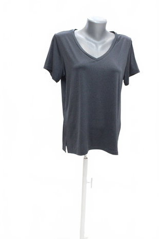 Damen -T-ShirtGenesisohne Aufdruck,farbegrau,größeXL