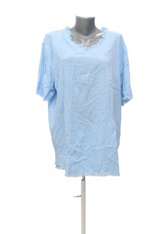Damen -T-ShirtGenesisohne Aufdruck,farbeblau,größe2XL