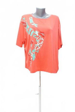 Damen -T-ShirtCrivitmit Aufdruck,farbegeblümt,größeL