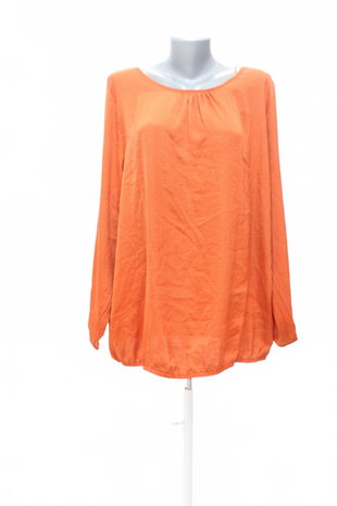 Damen -T-ShirtJaninaohne Aufdruck,farbeorange,größe50