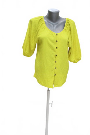 Damen -T-ShirtF&Fohne Aufdruck,farbegelb,größe36