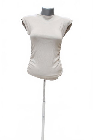 Damen -T-ShirtSinsayohne Aufdruck,farbebeige,größeXS