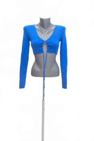 Damen -T-ShirtZaraohne Aufdruck,farbeblau,größeS