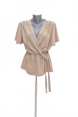 Damen -T-ShirtGenesisohne Aufdruck,farbebeige,größeM