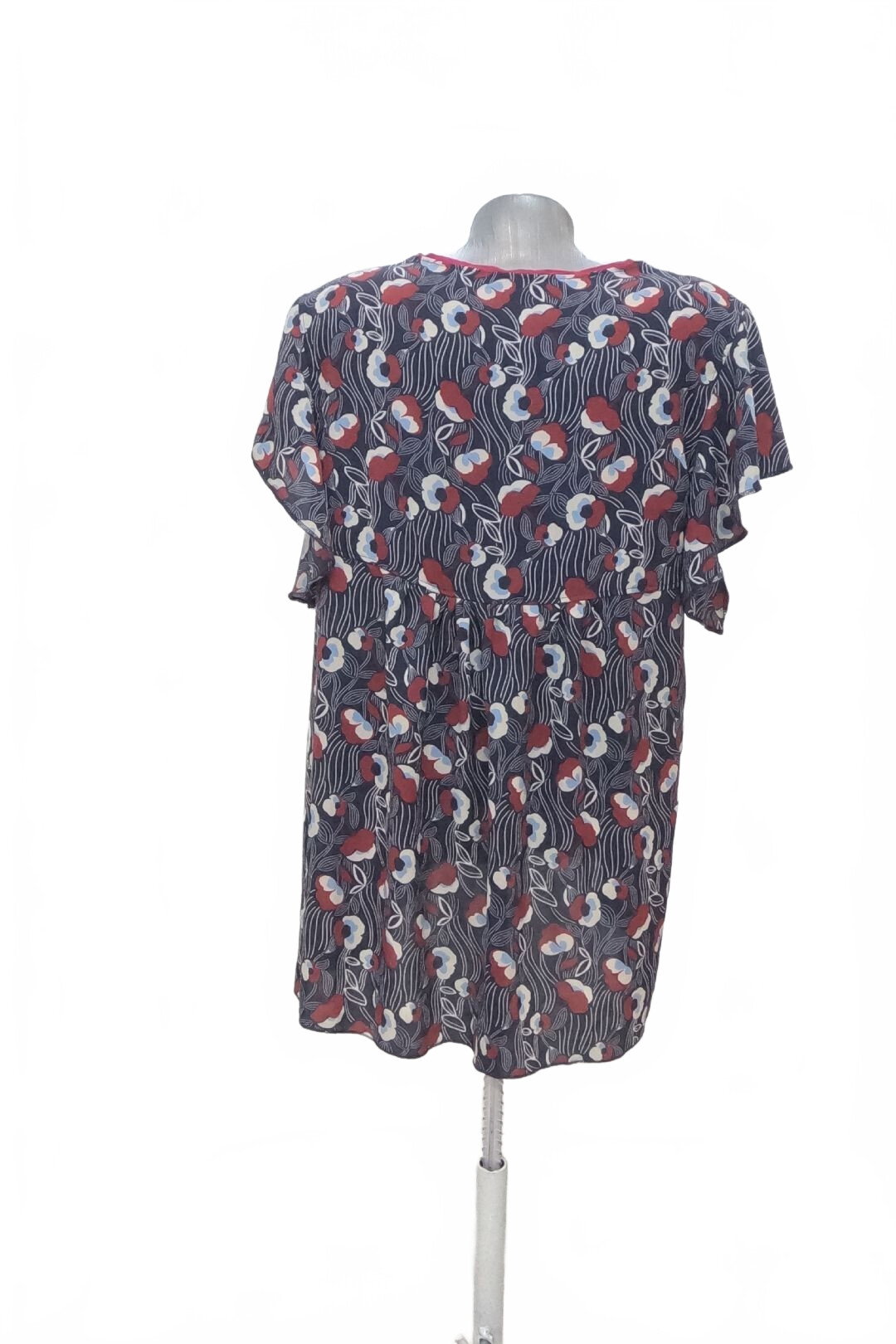 Damen -T-ShirtGenesisohne Aufdruck,farbegeblümt,größeL