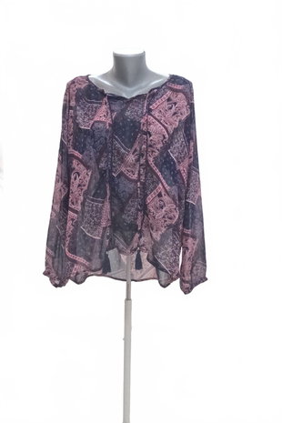 Damen -T-ShirtJaninaohne Aufdruck,farbegemustert,größe46