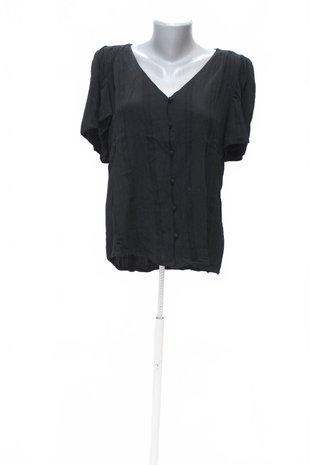 Damen -T-ShirtVero Modaohne Aufdruck,farbeschwarz,größeL