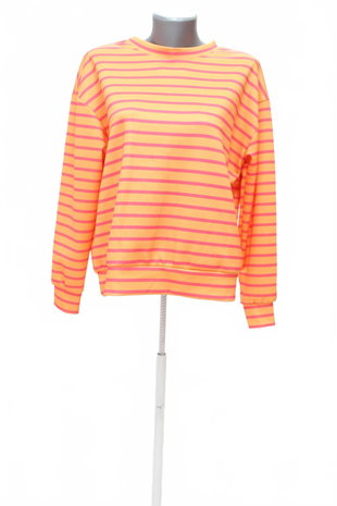 Damen -T-ShirtGenesisohne Aufdruck,farbegestreift,größeS