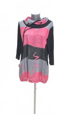 Damen -T-ShirtGenesisohne Aufdruck,farbemehrfarbig,größe44