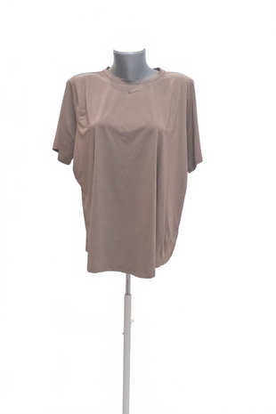 Damen -T-ShirtNikeohne Aufdruck,farbebraun,größeXL