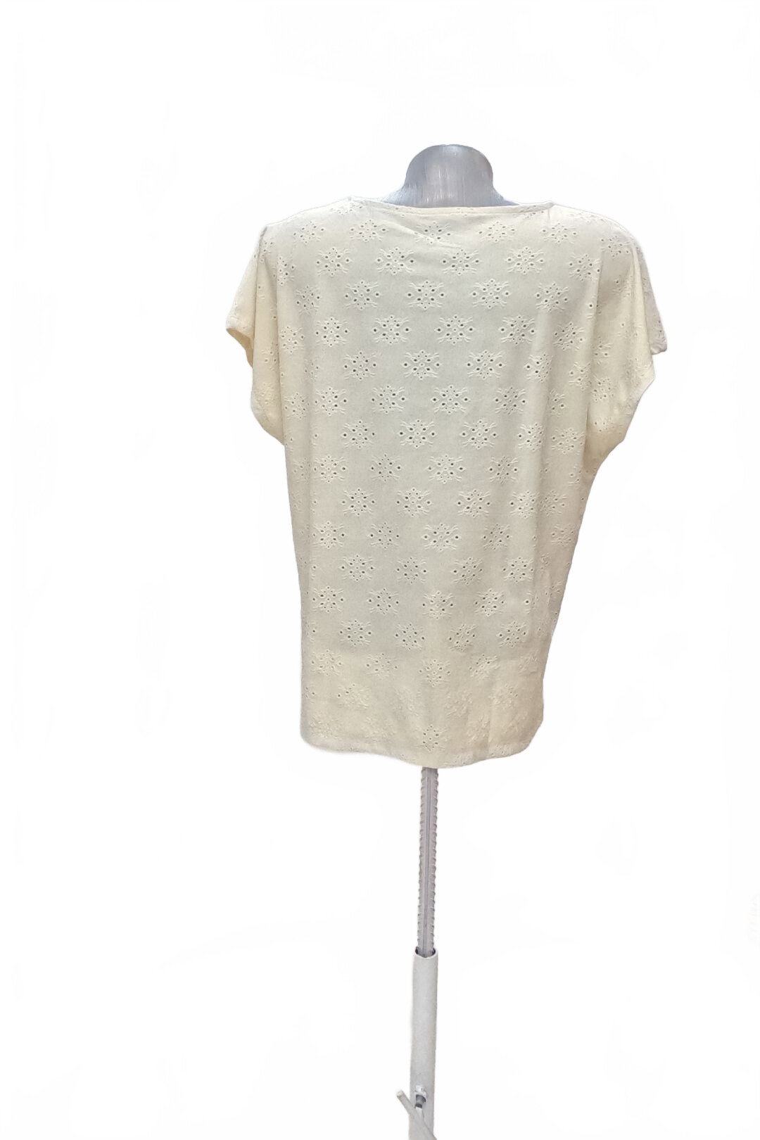 Damen -T-ShirtEsmaraohne Aufdruck,farbebeige,größeM