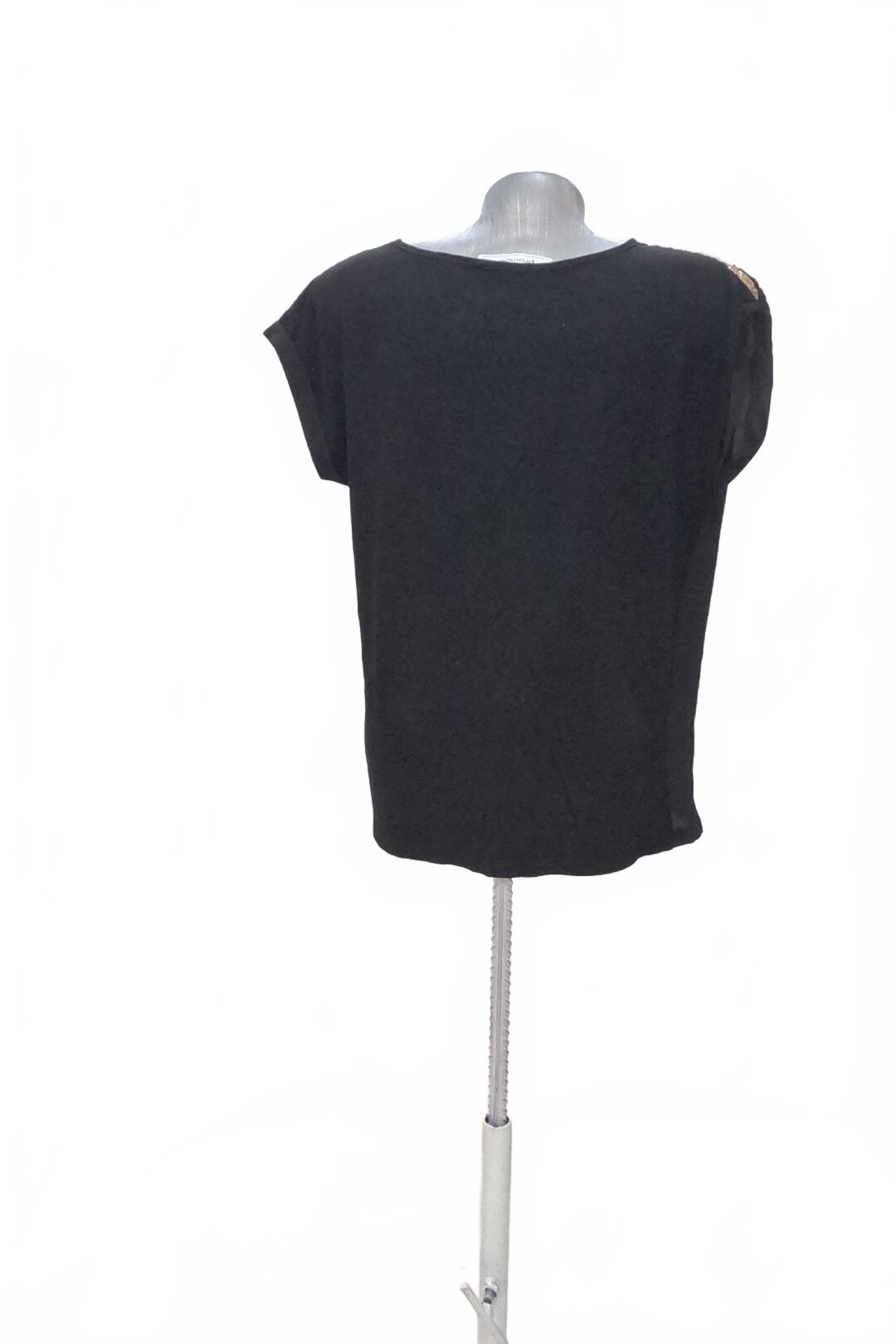 Damen -T-ShirtPromodohne Aufdruck,farbeschwarz,größeM