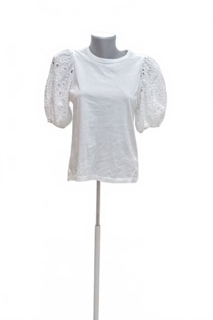 Damen -T-ShirtH&Mohne Aufdruck,farbeweiss,größeS