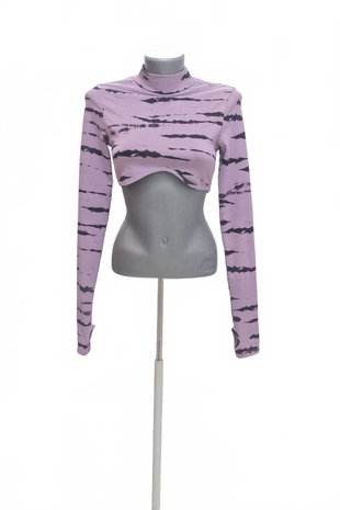 Damen -T-ShirtDividedohne Aufdruck,farbegestreift,größeS