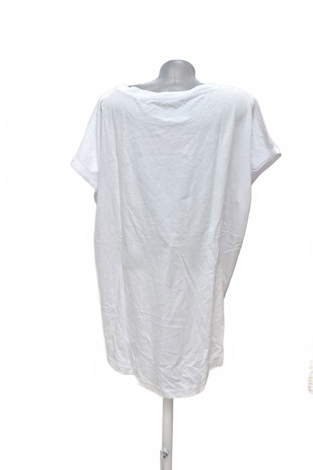 Damen -T-ShirtF&Fmit Aufdruck,farbeweiss,größe48