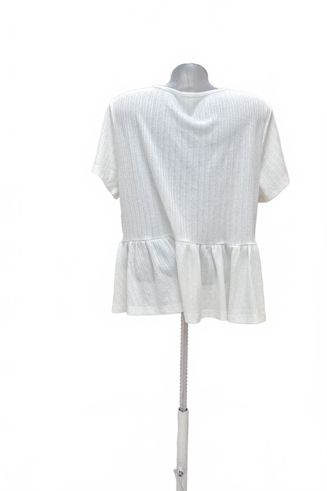 Damen -T-ShirtGenesisohne Aufdruck,farbeweiss,größeL