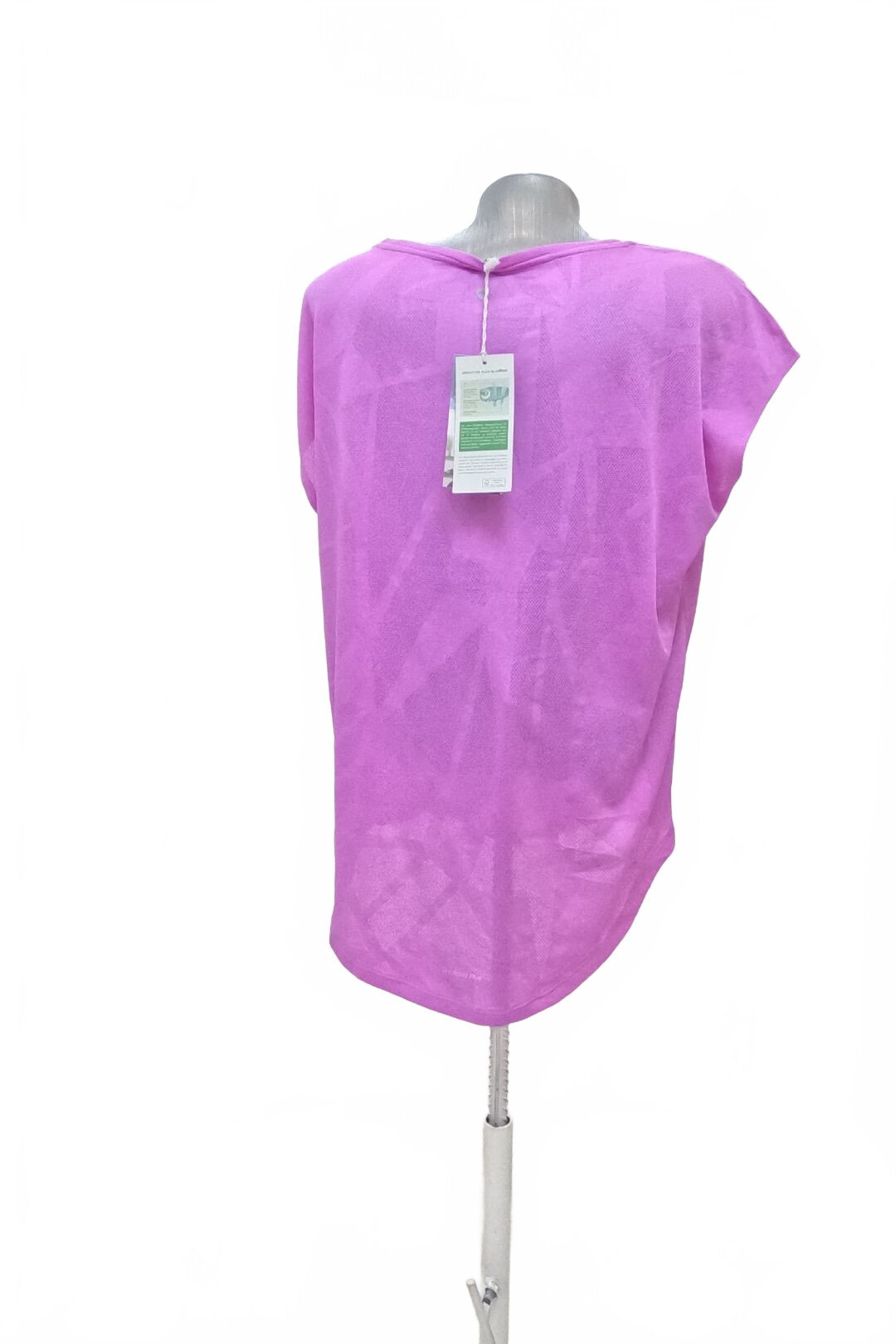 Damen -T-ShirtTchiboohne Aufdruck,farbeviolett,größeM