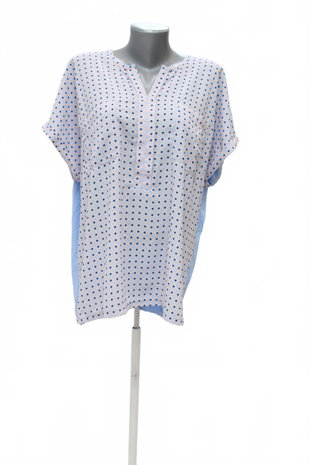 Damen -T-ShirtTchiboohne Aufdruck,farbegemustert,größe44