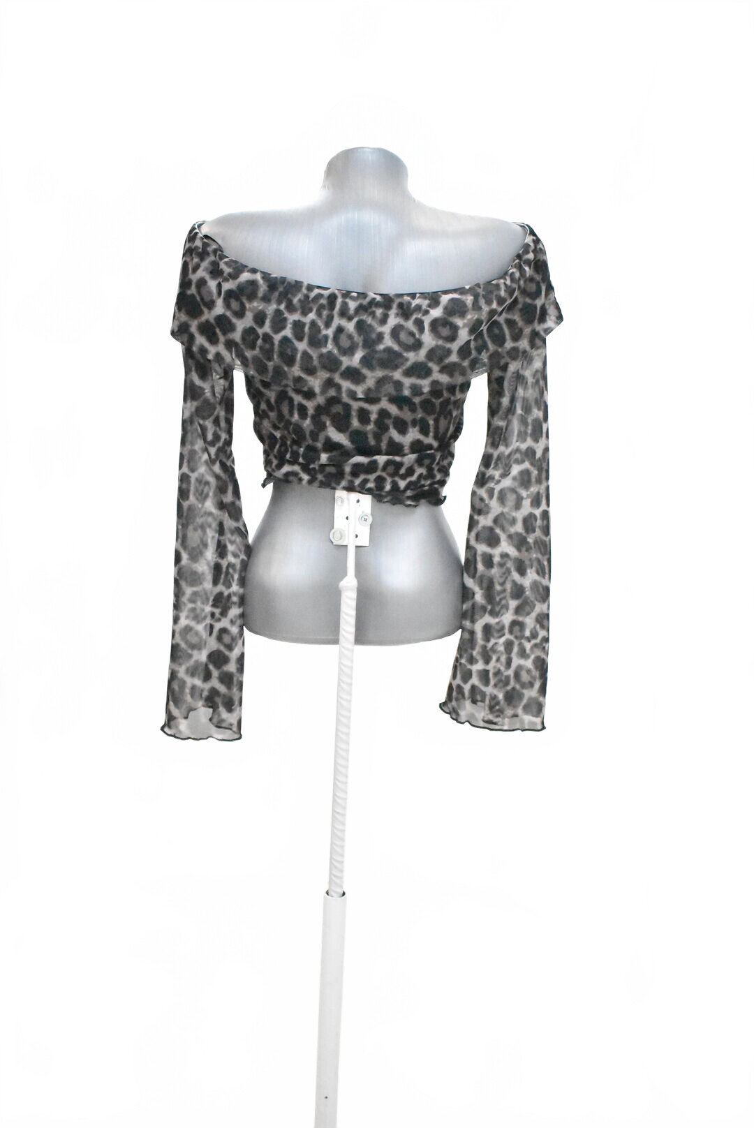 Damen -T-ShirtSheinohne Aufdruck,farbeanimal-print,größeM