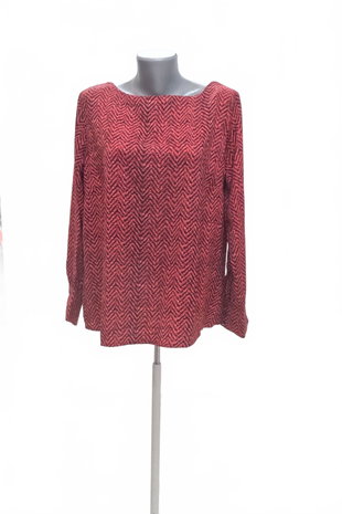 Damen -T-ShirtEsmaraohne Aufdruck,farbegemustert,größe44