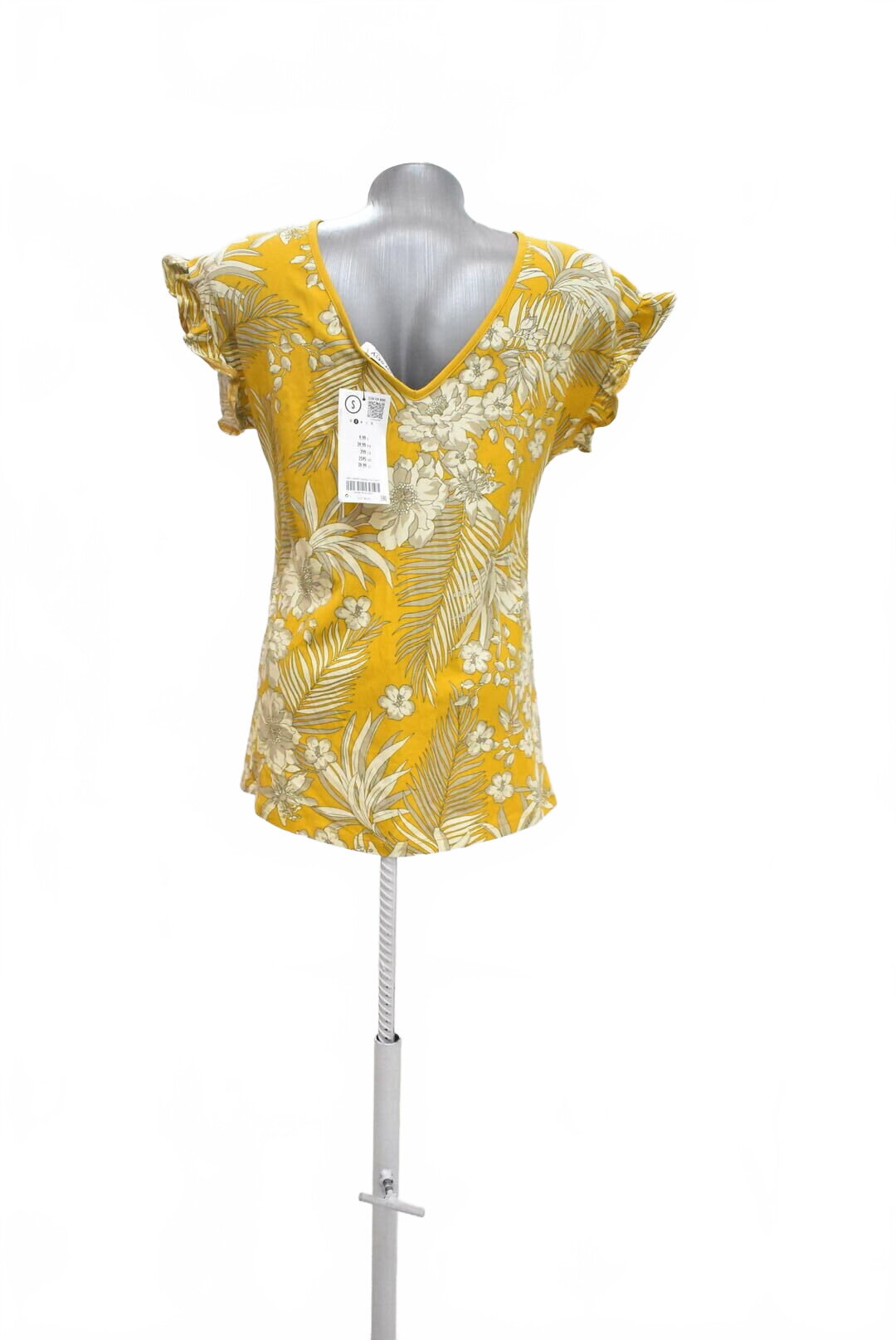 Damen -T-ShirtOrsayohne Aufdruck,farbegeblümt,größeS