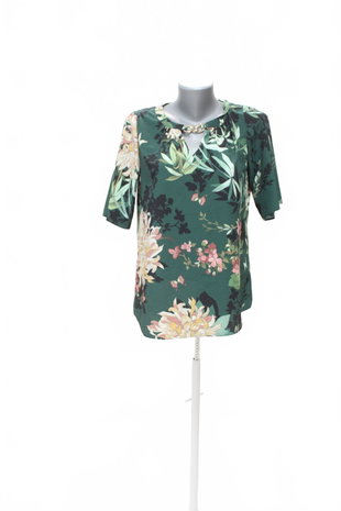 Damen -T-ShirtF&Fohne Aufdruck,farbegeblümt,größe38
