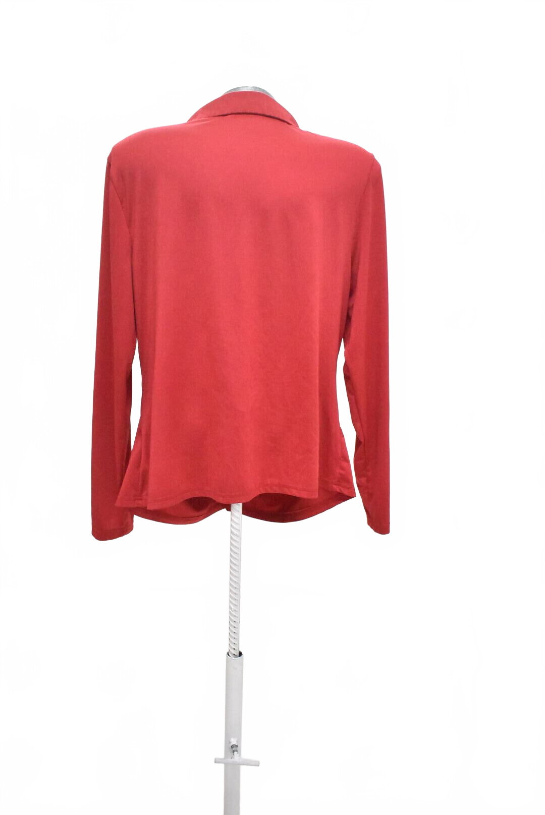 Damen -T-ShirtSheinohne Aufdruck,farberot,größe2XL