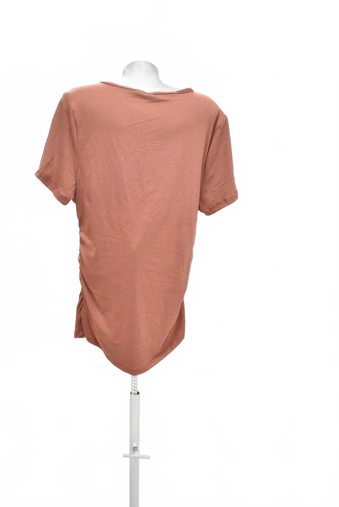 Damen -T-ShirtSheinohne Aufdruck,farbebraun,größe3XL