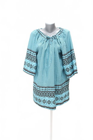 Damen -T-ShirtBlancheporteohne Aufdruck,farbegemustert,größe50