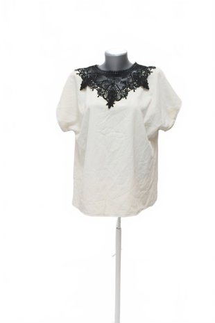 Damen -T-ShirtSheinohne Aufdruck,farbebeige,größe44