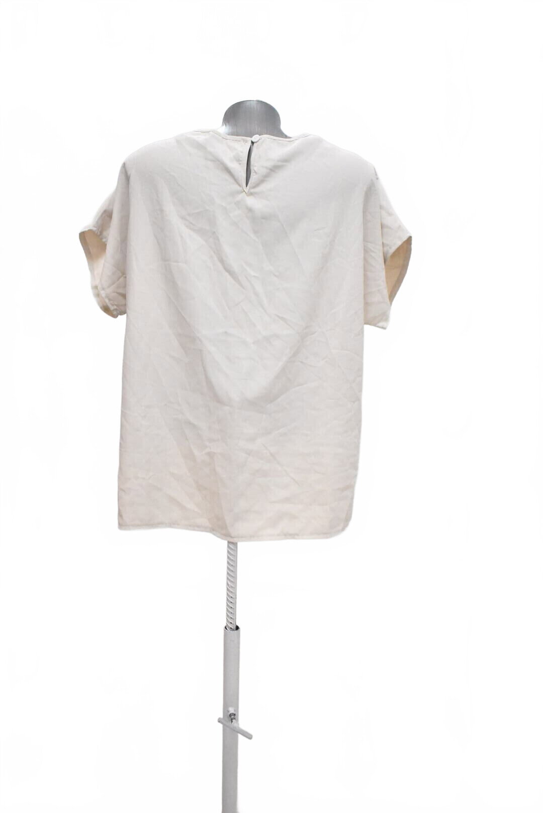 Damen -T-ShirtSheinohne Aufdruck,farbebeige,größe44