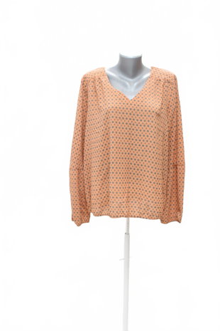 Damen -T-ShirtCamaieuohne Aufdruck,farbegemustert,größeL