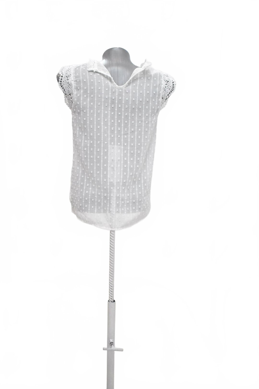 Damen -T-ShirtSheinohne Aufdruck,farbeweiss,größe34