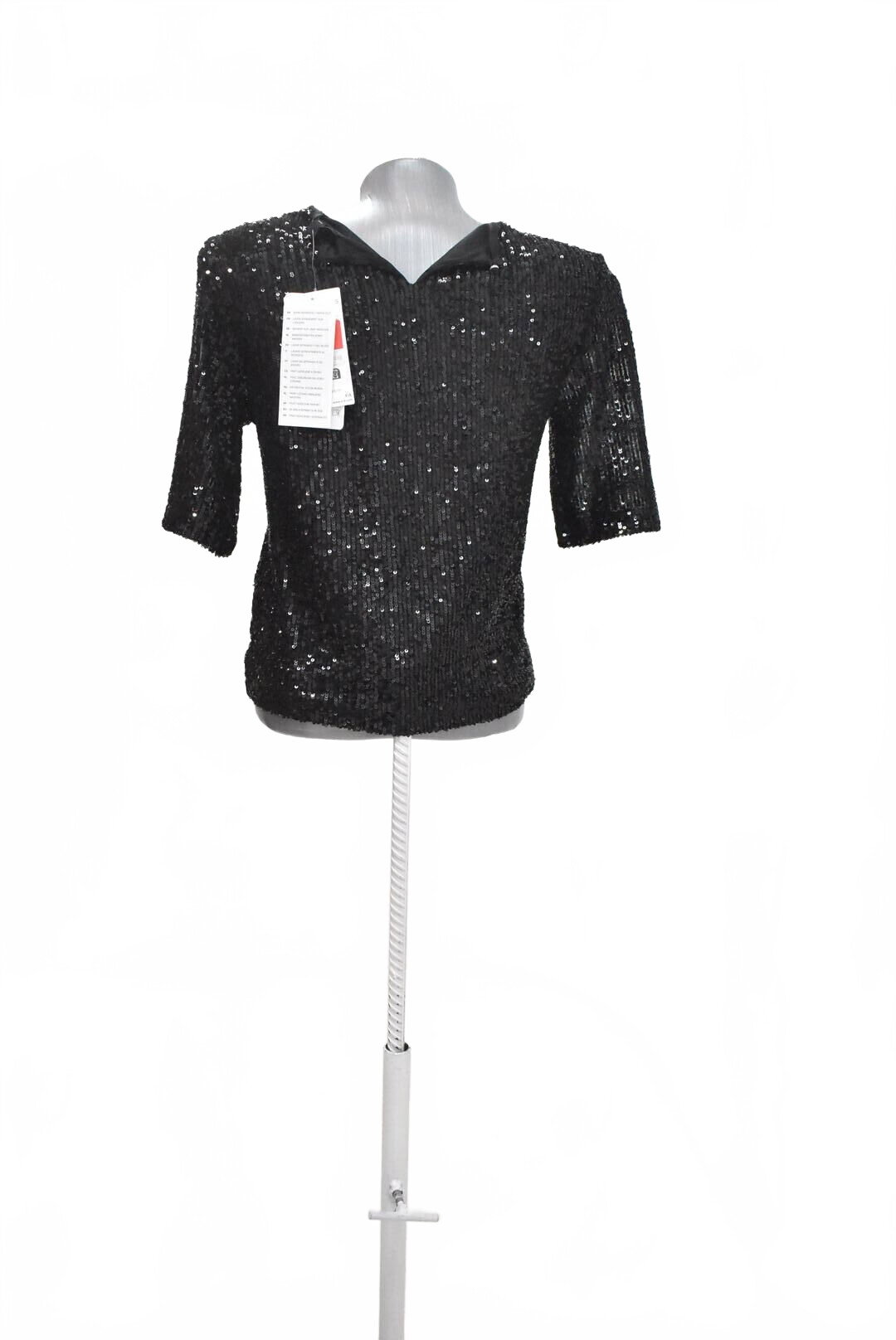 Damen -T-ShirtC&Aohne Aufdruck,farbeschwarz,größeS