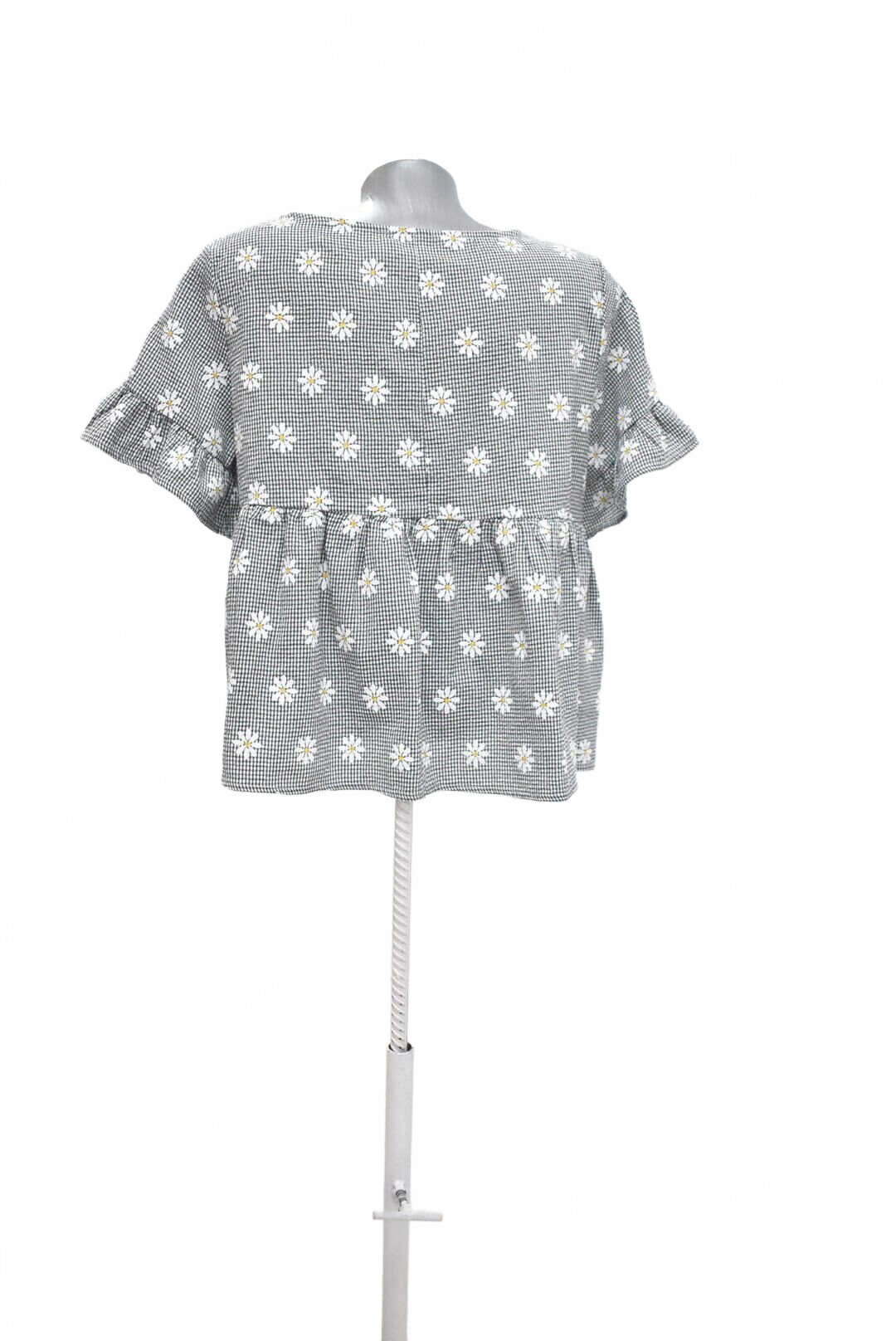Damen -T-ShirtSheinohne Aufdruck,farbegeblümt,größe38