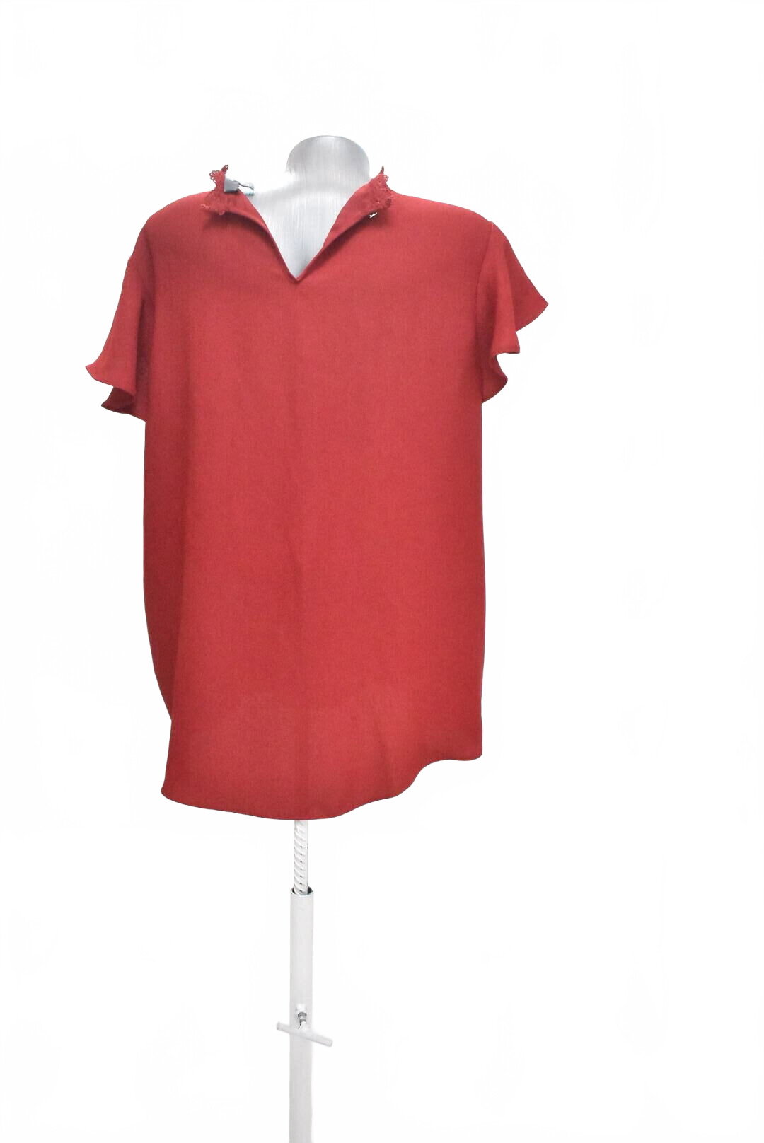 Damen -T-ShirtPrimarkohne Aufdruck,farberot,größe46