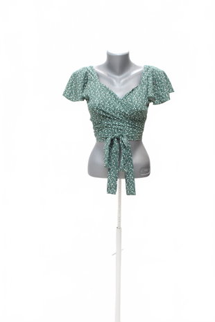 Damen -T-ShirtSheinohne Aufdruck,farbegeblümt,größe38
