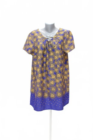 Damen -T-ShirtBlancheporteohne Aufdruck,farbegemustert,größe46