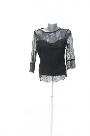 Damen -T-ShirtGenesisohne Aufdruck,farbeschwarz,größeS
