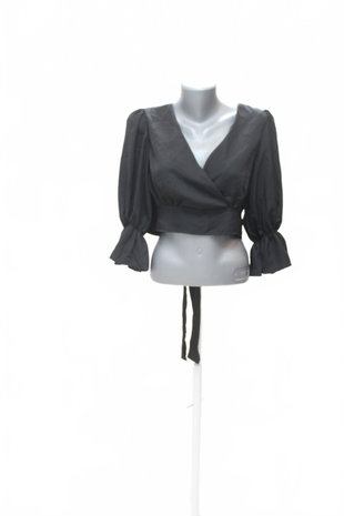 Damen -T-ShirtSheinohne Aufdruck,farbeschwarz,größe38