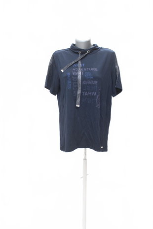 Damen -T-ShirtGenesismit Aufdruck,farbeblau,größeXL
