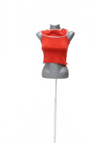 Damen -T-ShirtZaraohne Aufdruck,farberot,größeS