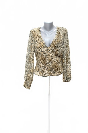 Damen -T-ShirtGenesisohne Aufdruck,farbeanimal-print,größe42